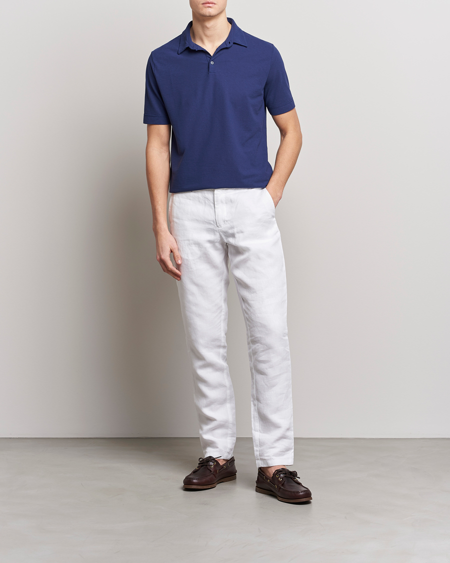 Uomini | Polo | Zanone | Ice Cotton Polo Electric Blue