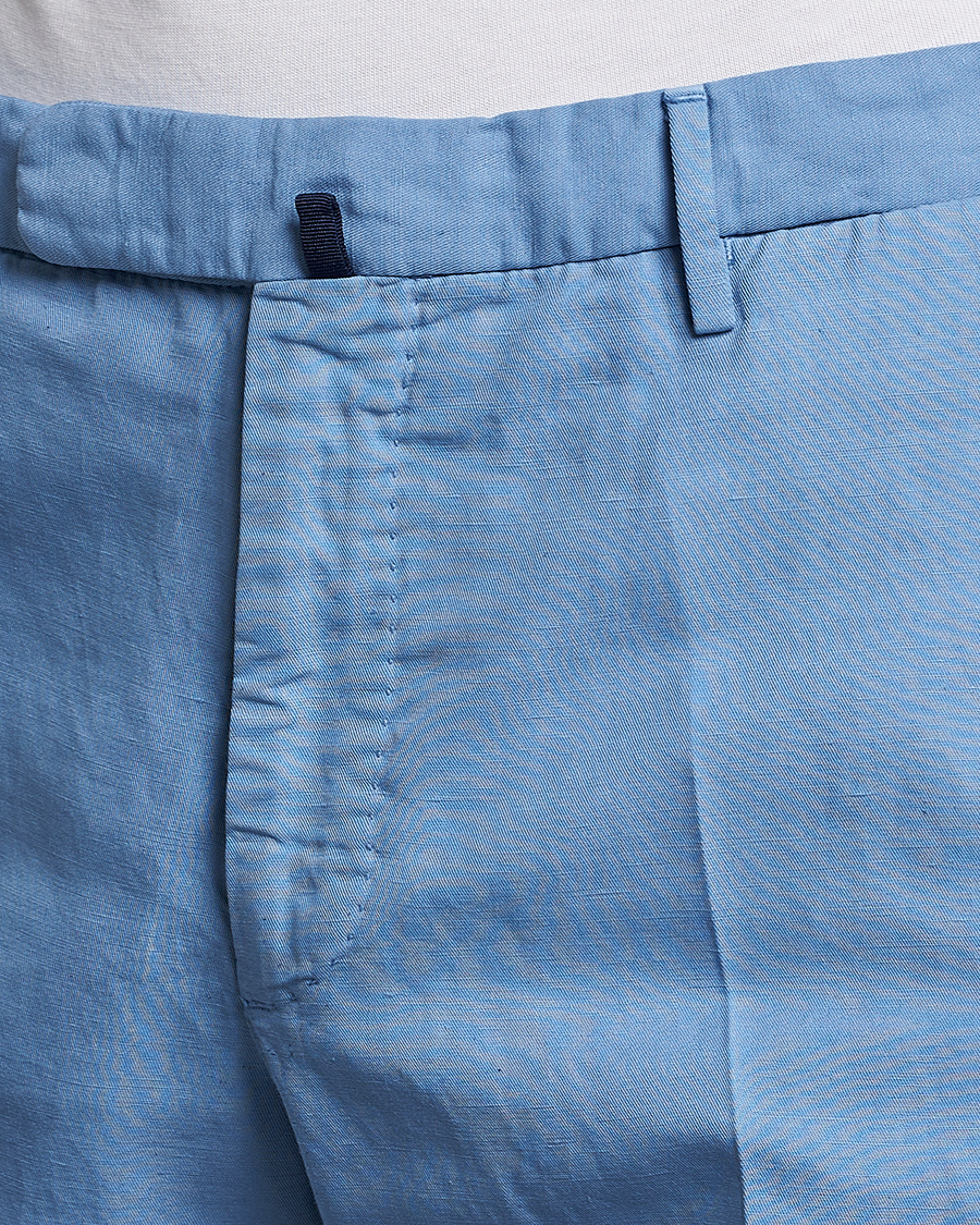 Uomini | Pantaloni | Incotex | Slim Fit Chinolino Trousers Light Blue