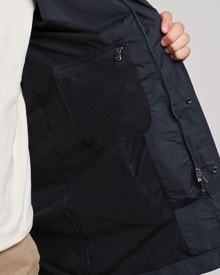 Uomini | Giacche | J.Lindeberg | Terry Poly Coat Navy