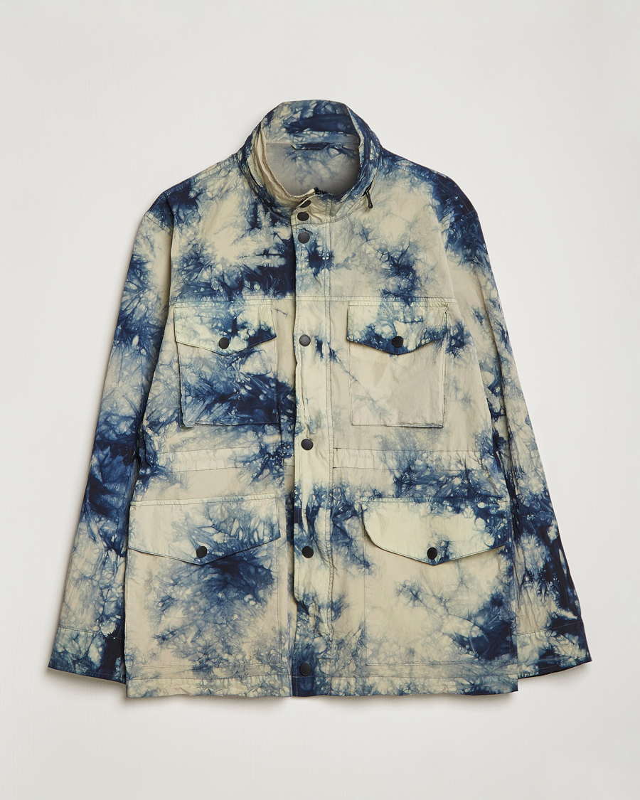 Uomini | Giacche | J.Lindeberg | Hayes Tie Dye Recycled Nylon Field Jacket Aloe