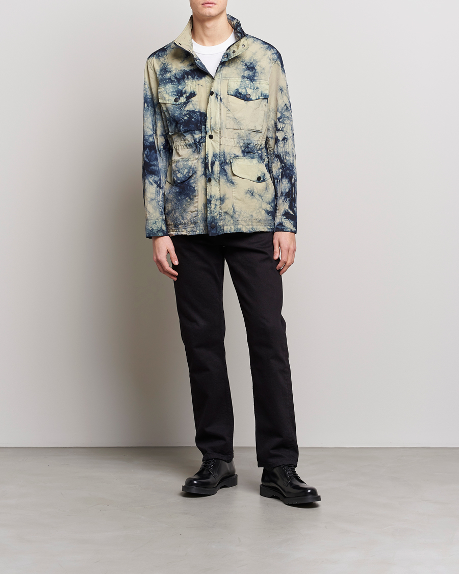 Uomini | Giacche | J.Lindeberg | Hayes Tie Dye Recycled Nylon Field Jacket Aloe