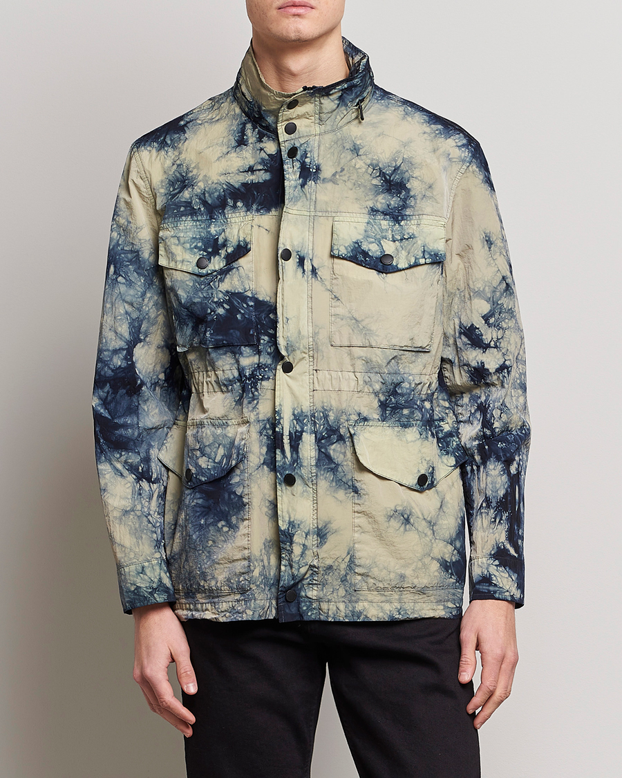 Uomini | Giacche | J.Lindeberg | Hayes Tie Dye Recycled Nylon Field Jacket Aloe