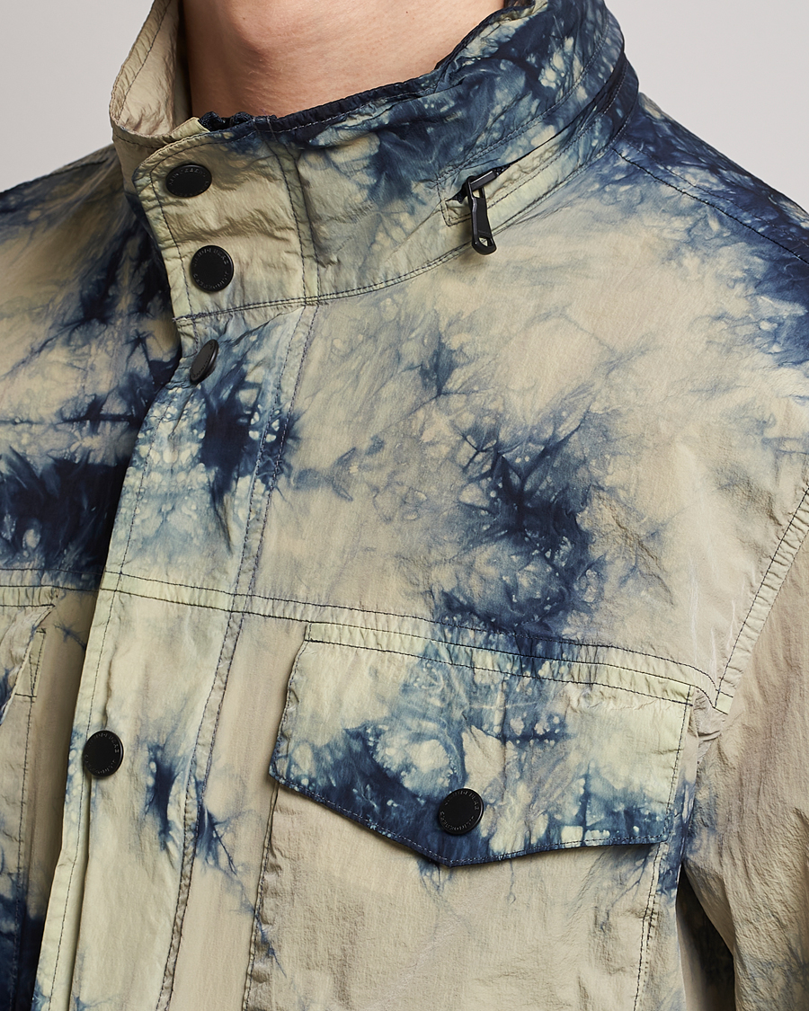 Uomini | Giacche | J.Lindeberg | Hayes Tie Dye Recycled Nylon Field Jacket Aloe
