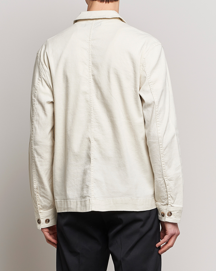 Uomini | Camicie | J.Lindeberg | Errol Linen/Cotton Workwear Overshirt Turtledove
