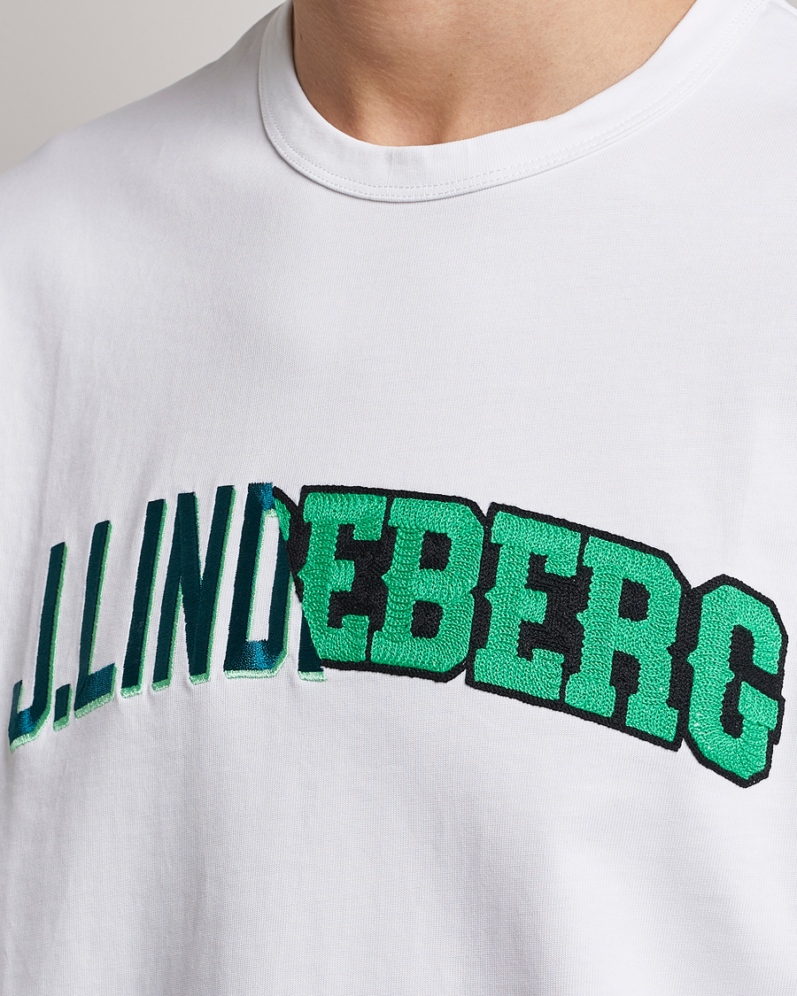 Uomini | T-shirt | J.Lindeberg | Camilo Graphic Heavy T-Shirt White
