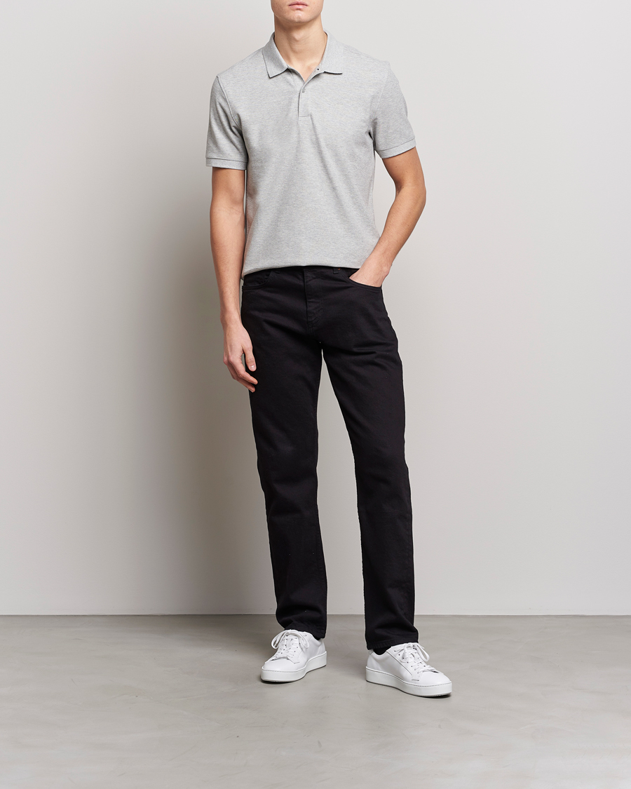 Uomini | Polo | J.Lindeberg | Troy Clean Polo Light Grey Melange