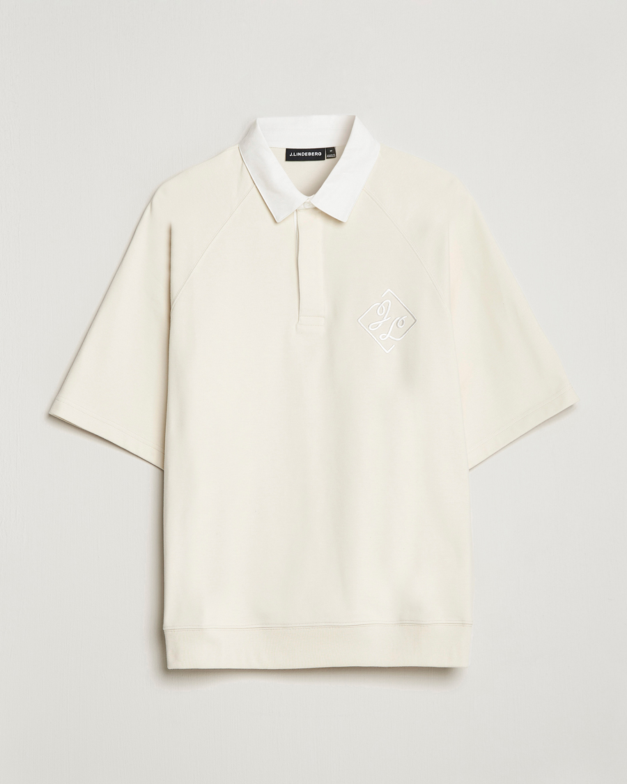 Uomini | Polo | J.Lindeberg | Roman Short Sleeve Rugby Jersey Polo Turtledove