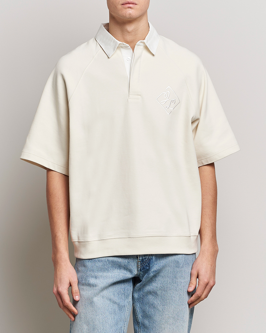 Uomini | Polo | J.Lindeberg | Roman Short Sleeve Rugby Jersey Polo Turtledove