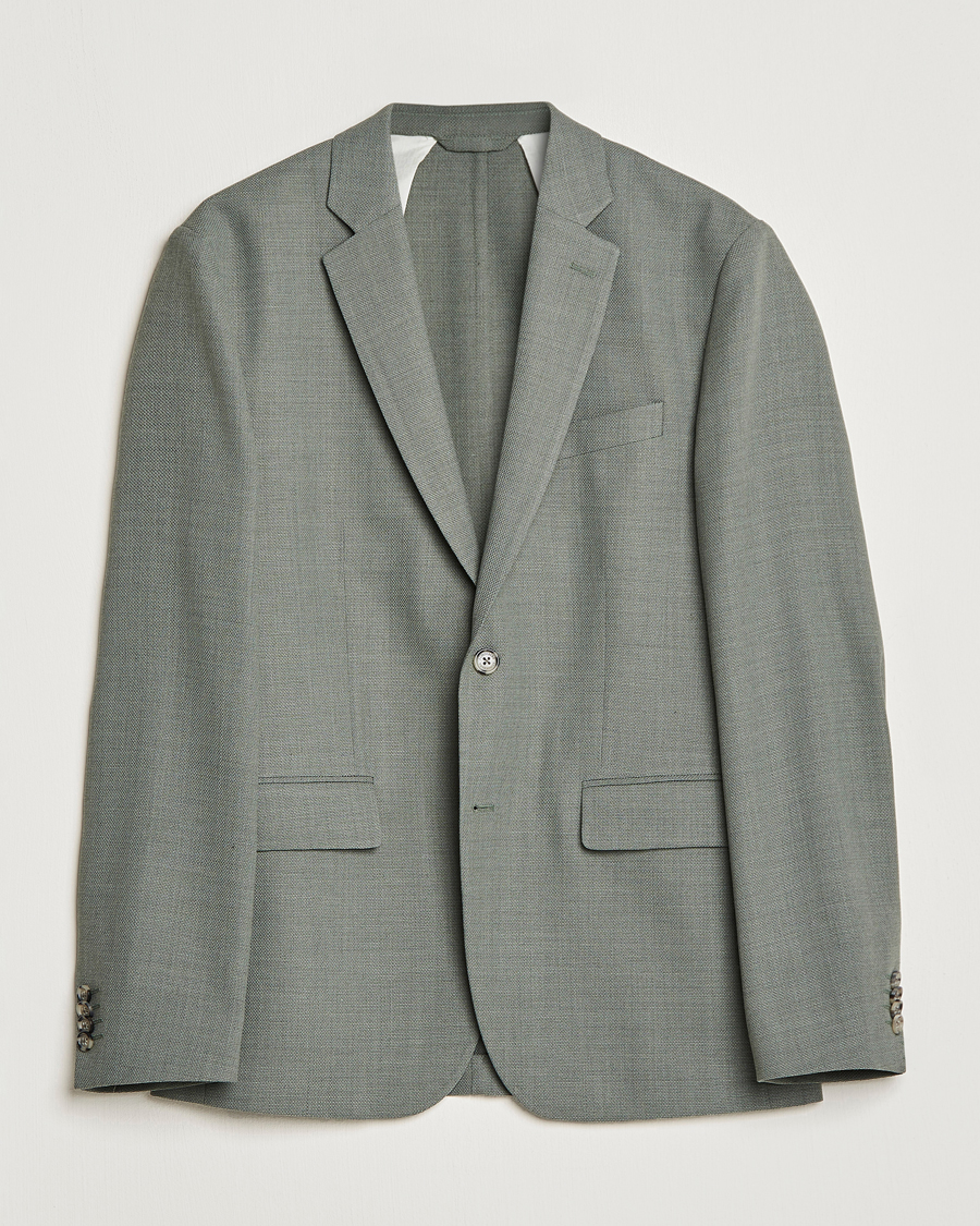 Uomini | Blazers | J.Lindeberg | Hopper Active Hopsack Blazer Aloe