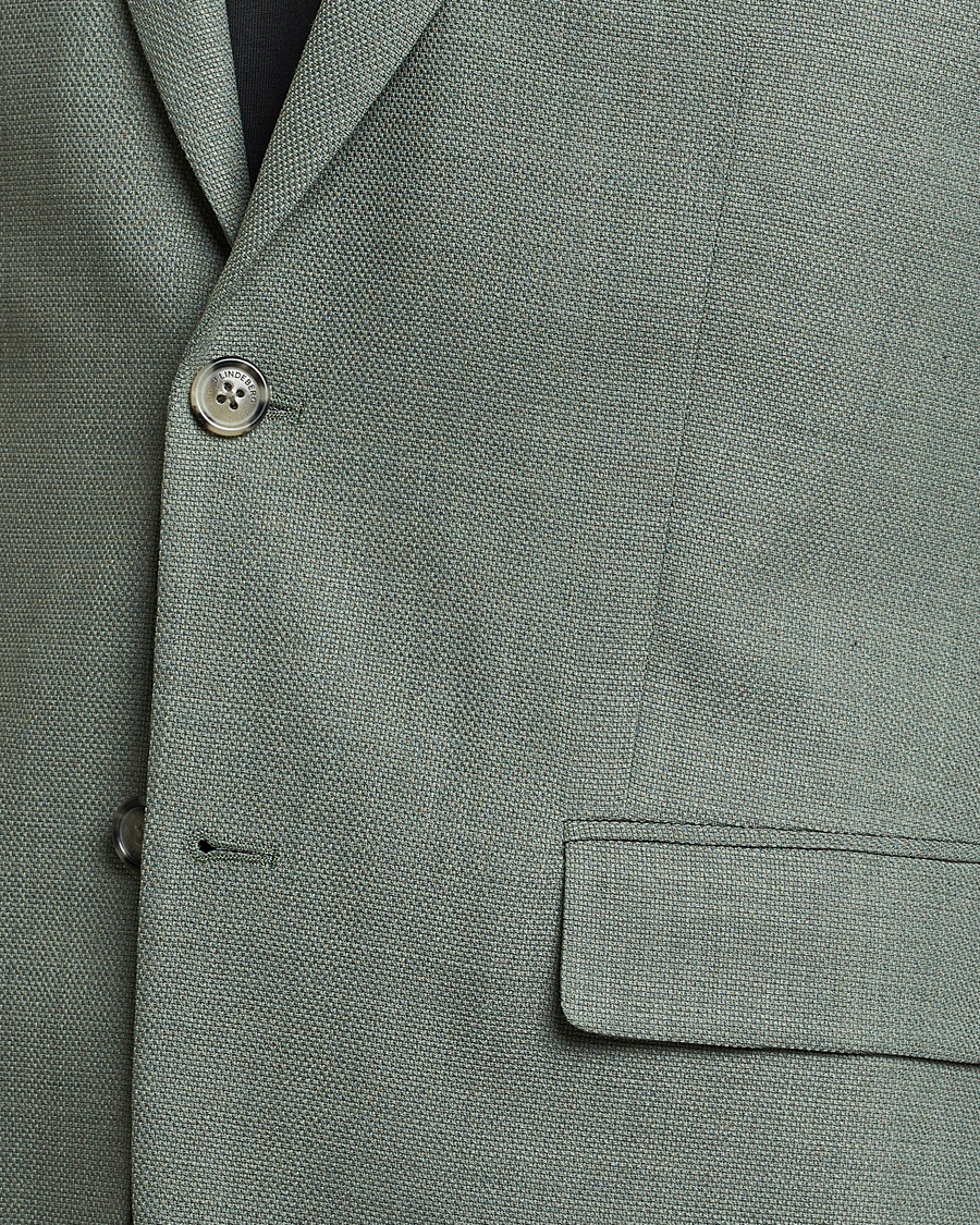 Uomini | Blazers | J.Lindeberg | Hopper Active Hopsack Blazer Aloe