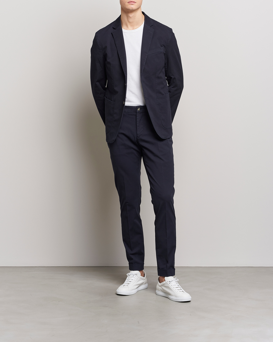 Uomini | Blazers | J.Lindeberg | Hopper Cotton Garment Dye Blazer Navy