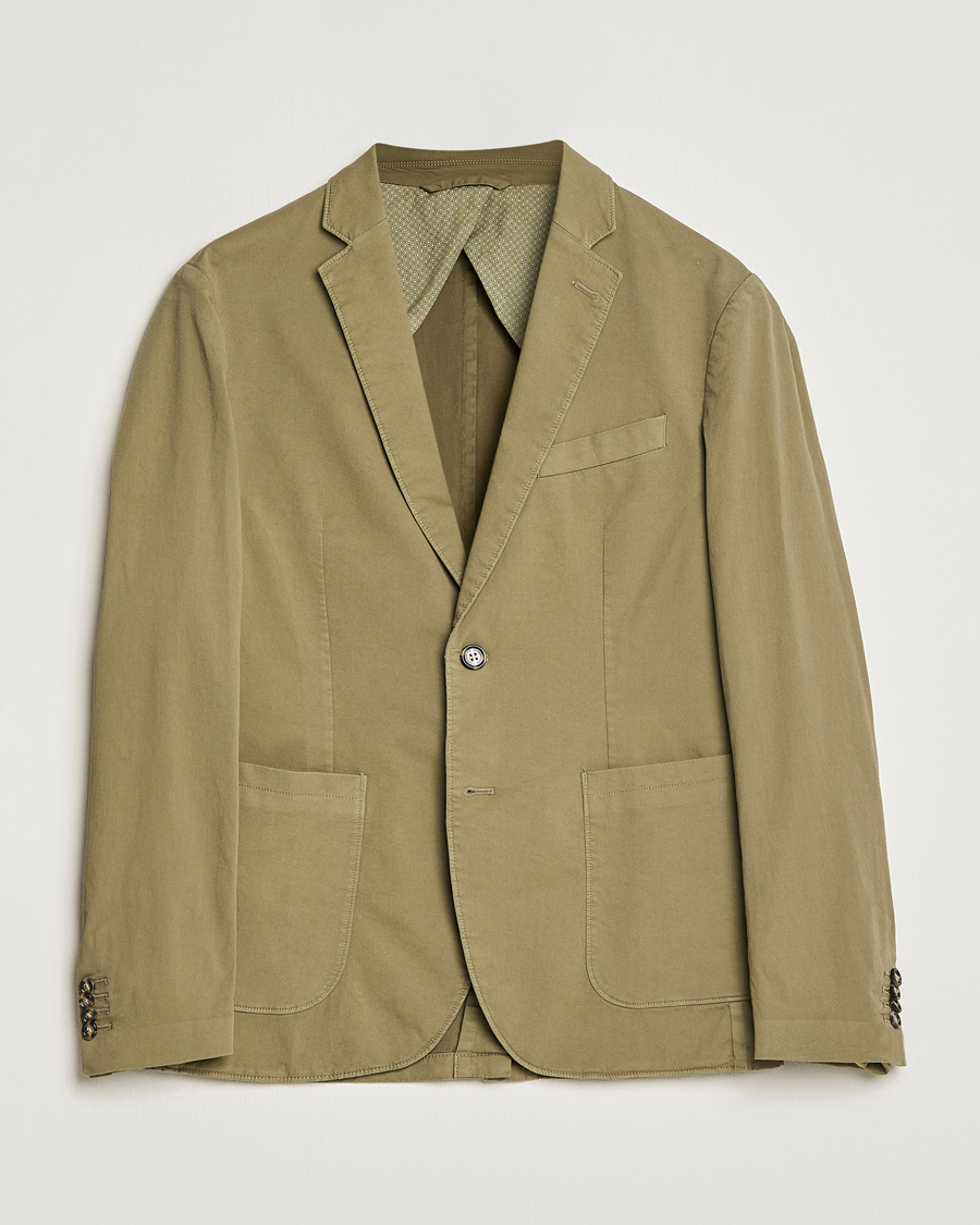 Uomini | Blazers | J.Lindeberg | Hopper Cotton Garment Dye Blazer Aloe