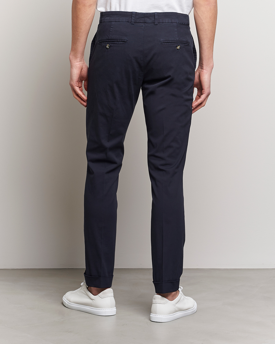 Uomini | Pantaloni | J.Lindeberg | Grant Cotton Garment Dye Pants Navy