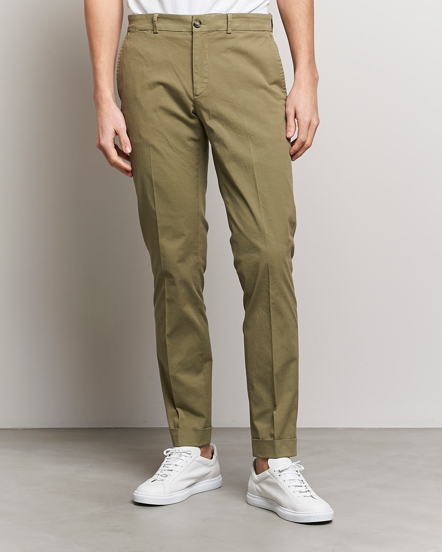 Uomini | Pantaloni | J.Lindeberg | Grant Cotton Garment Dye Pants Aloe