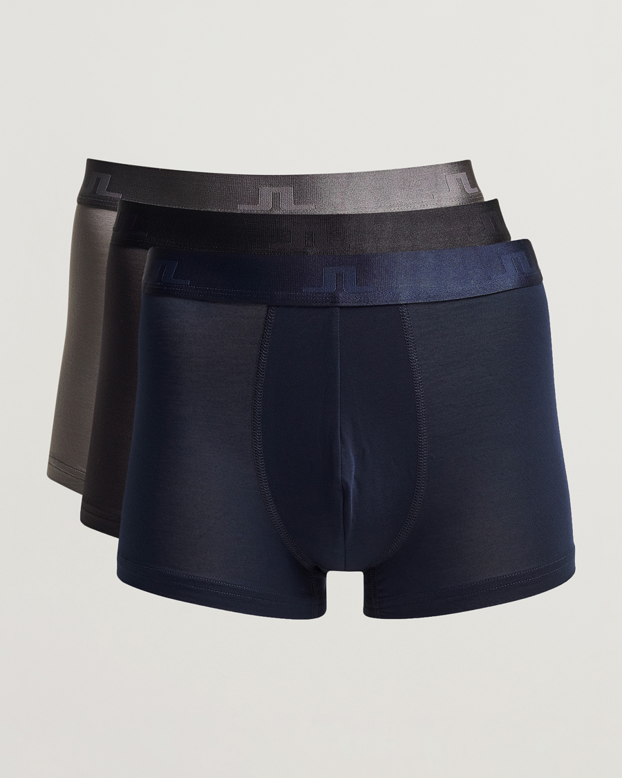 Uomini | Biancheria intima | J.Lindeberg | 3-pack Bridge Lyocell Boxer Multi