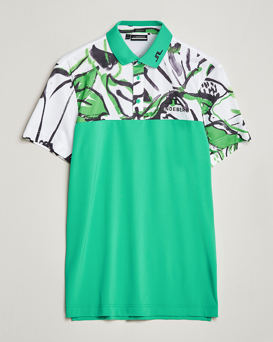 Uomini | Polo | J.Lindeberg | Jeff Masters TX Jersey Polo White