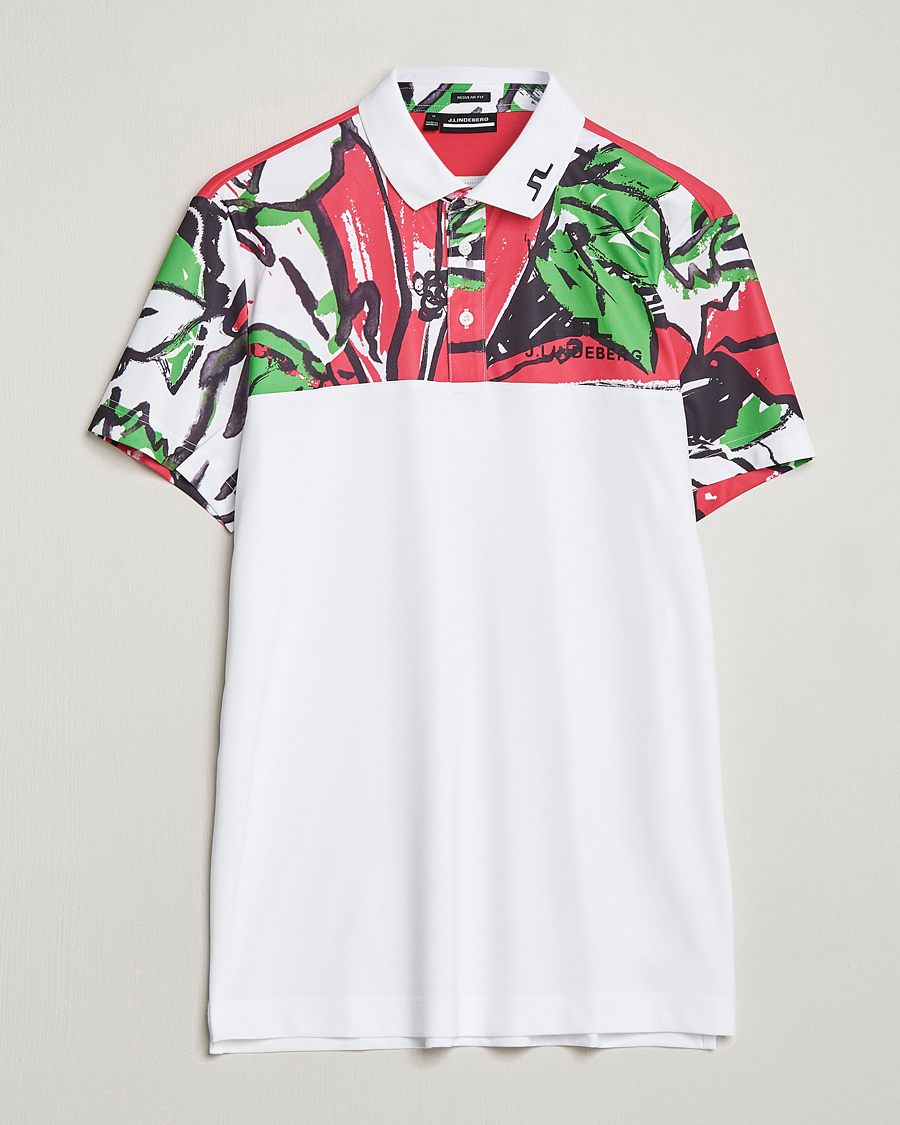 Uomini | Polo | J.Lindeberg | Jeff Masters TX Jersey Polo Azalea