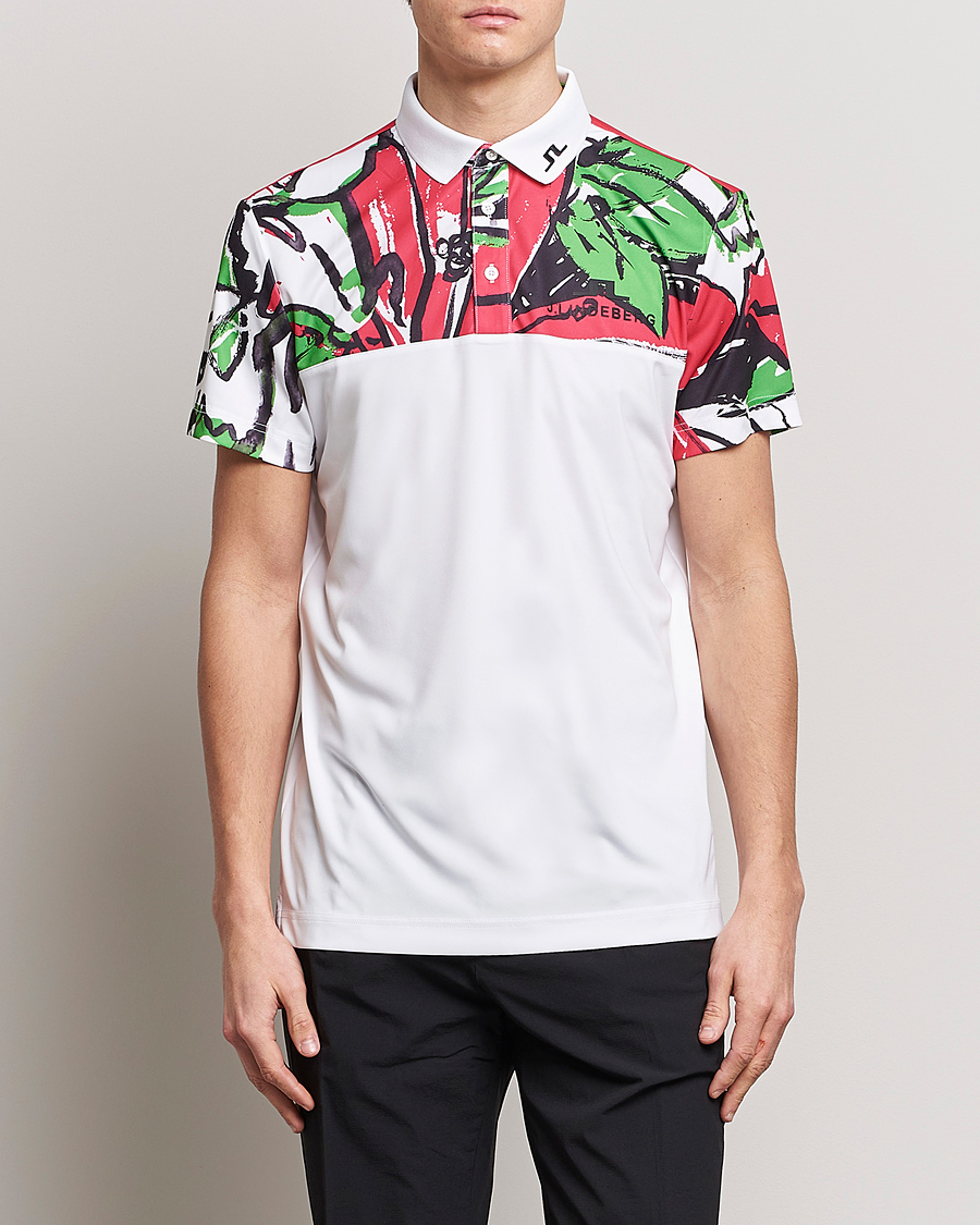 Uomini | Polo | J.Lindeberg | Jeff Masters TX Jersey Polo Azalea