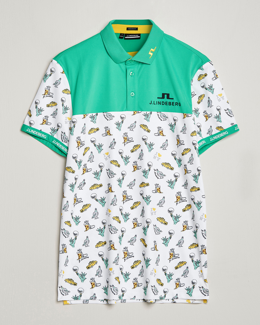 Uomini | Polo | J.Lindeberg | Jeff PGA TX Jersey Polo White