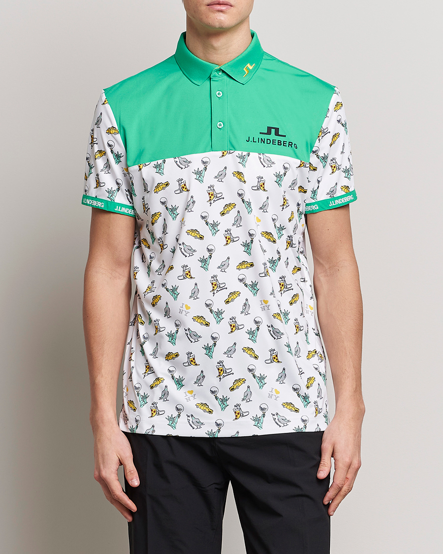 Uomini | Polo | J.Lindeberg | Jeff PGA TX Jersey Polo White