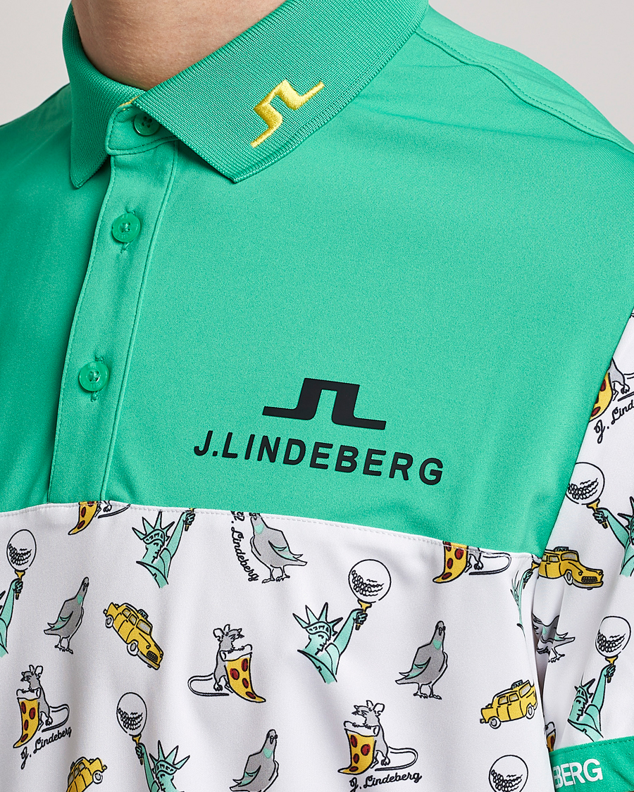 Uomini | Polo | J.Lindeberg | Jeff PGA TX Jersey Polo White