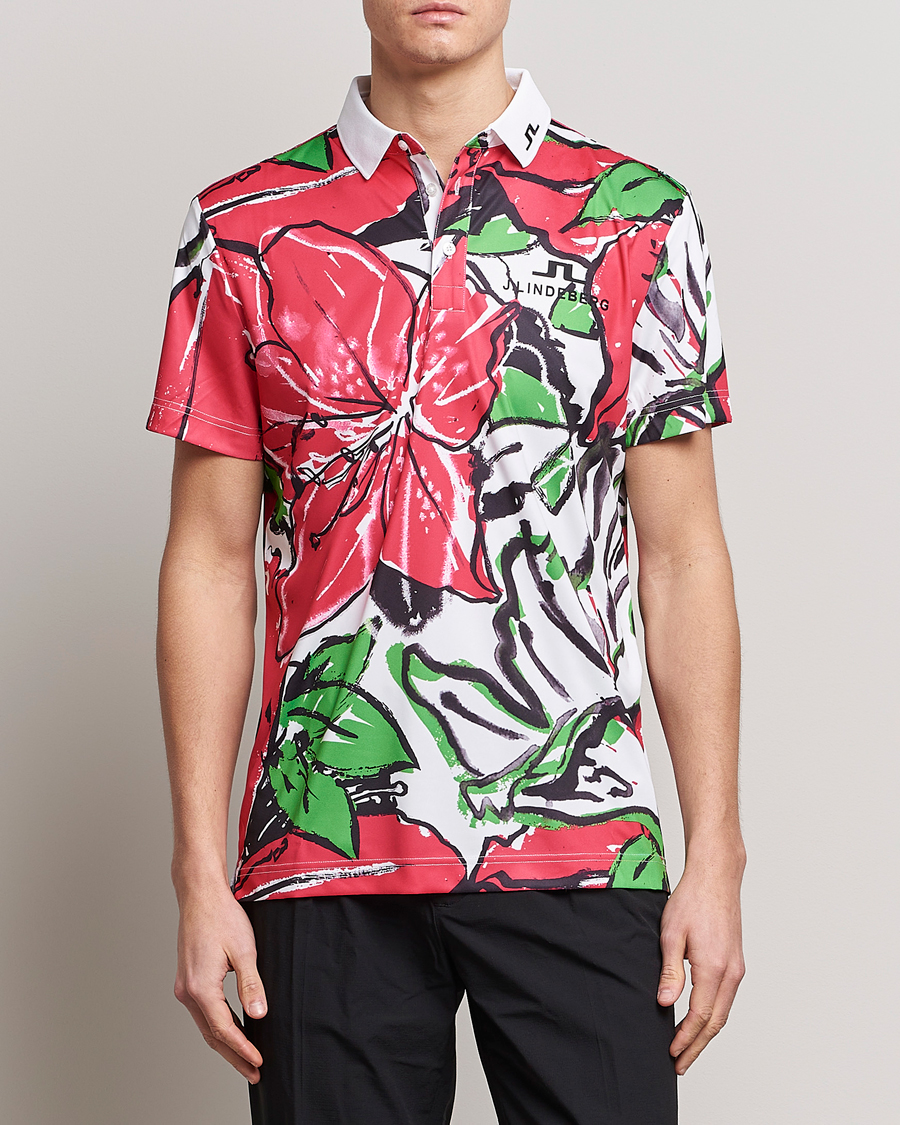 Uomini | Polo | J.Lindeberg | KV Masters TX Jersey Polo Azalea