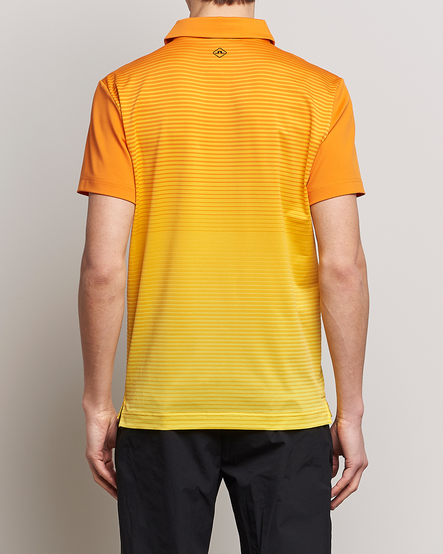 Uomini | Polo | J.Lindeberg | Lowell Faded Slim Fit Polo Russet Orange