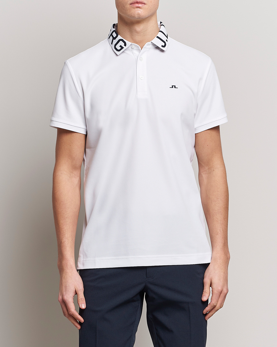 Uomini | Polo | J.Lindeberg | Gus Regular Polo White