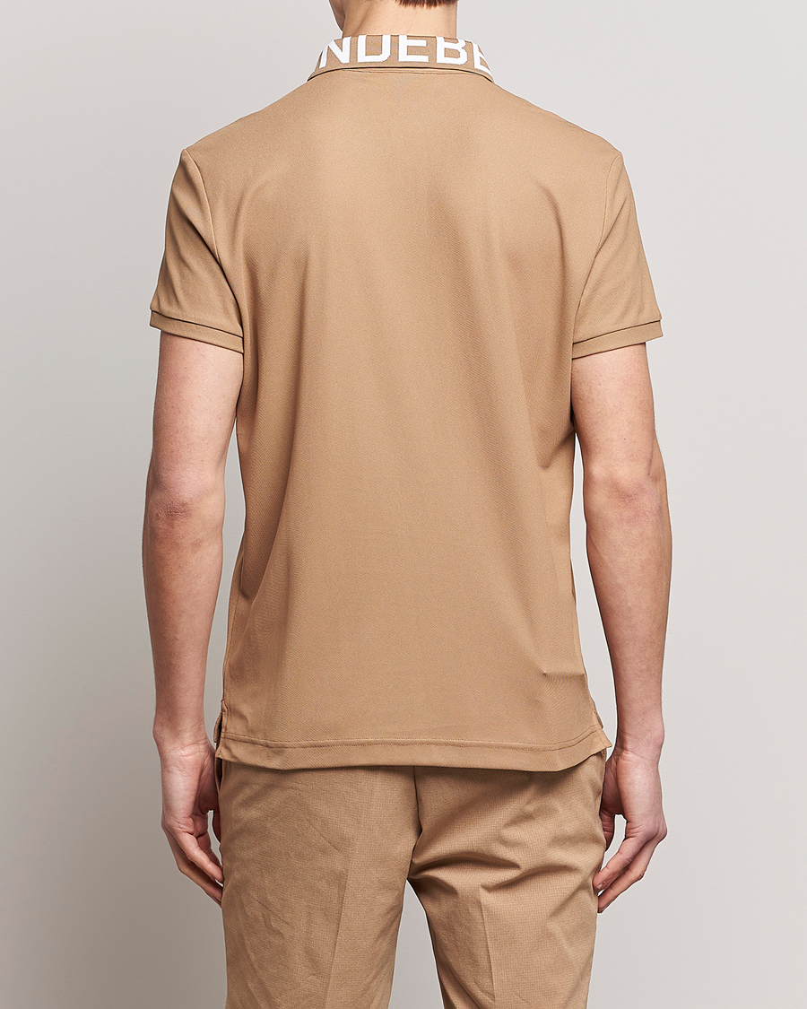 Uomini | Polo | J.Lindeberg | Gus Regular Polo Tiger Brown