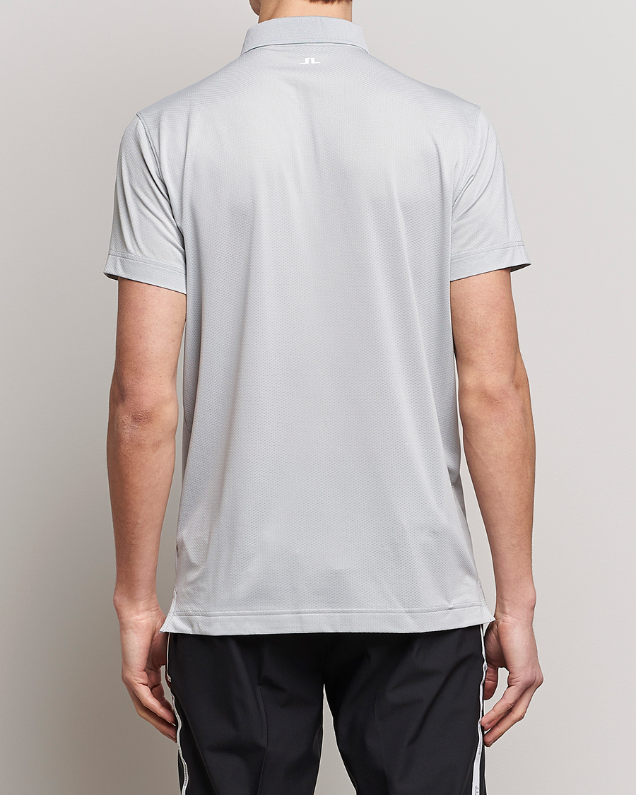 Uomini | Polo | J.Lindeberg | Bridge Regular Fit Polo High Rise Grey