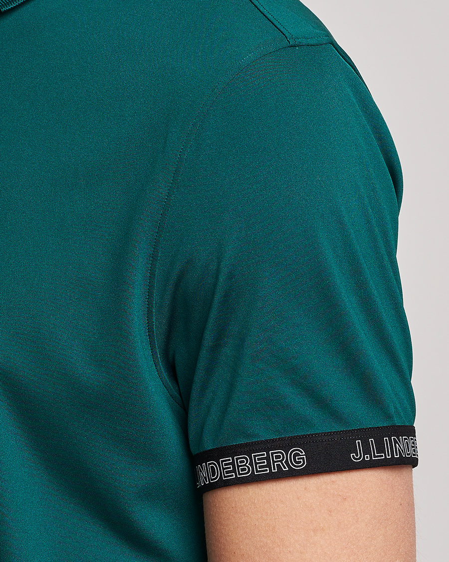 Uomini | Polo | J.Lindeberg | Guy Regular Fit Polo Rain Forest