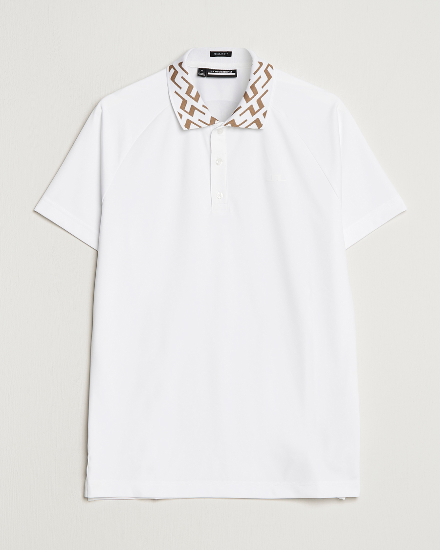 Uomini | Polo | J.Lindeberg | Rui TX Jersey Polo White