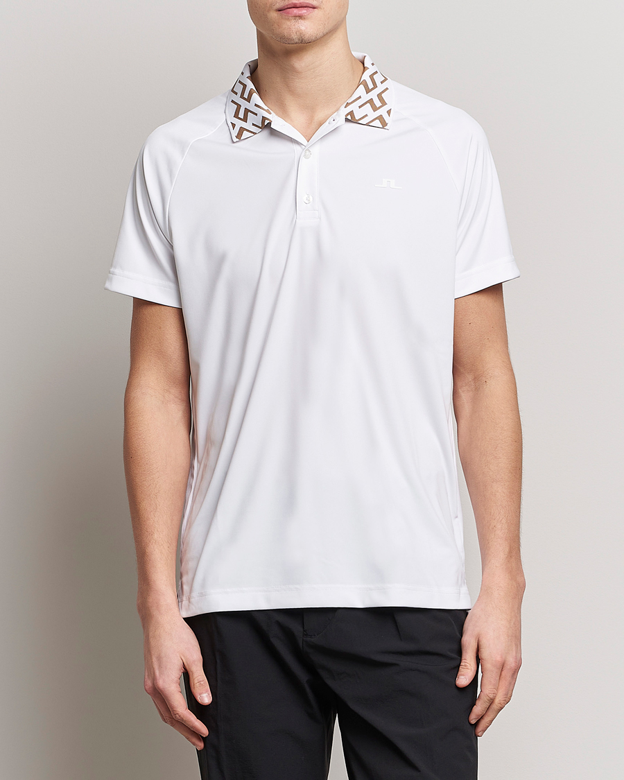 Uomini | Polo | J.Lindeberg | Rui TX Jersey Polo White