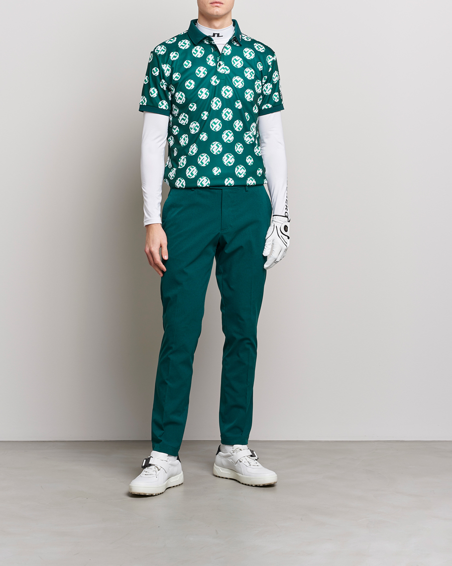 Uomini | Pantaloni | J.Lindeberg | Vent Golf Trousers Rain Forest