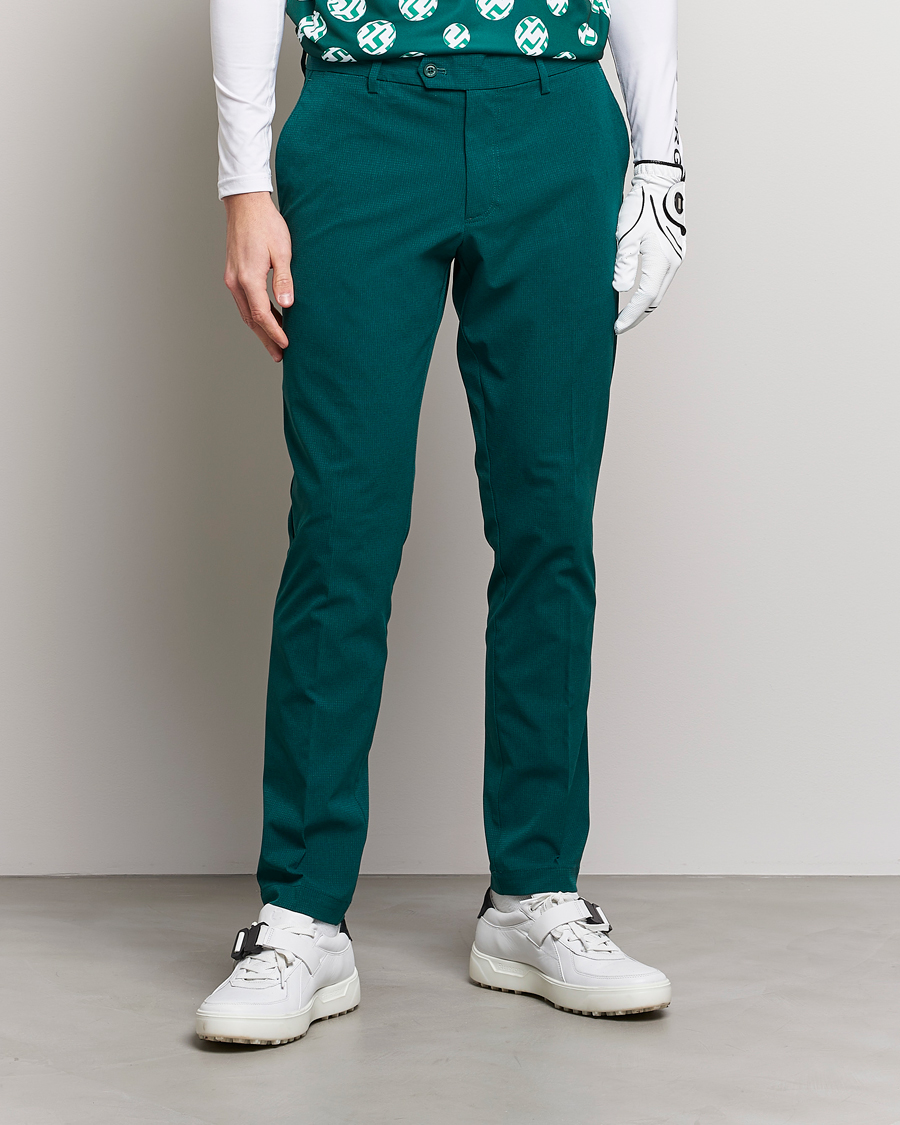 Uomini | Pantaloni | J.Lindeberg | Vent Golf Trousers Rain Forest