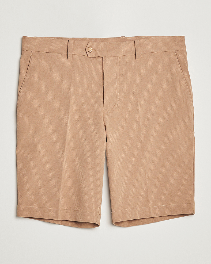 Uomini | Pantaloncini | J.Lindeberg | Vent Golf Shorts Tiger Brown