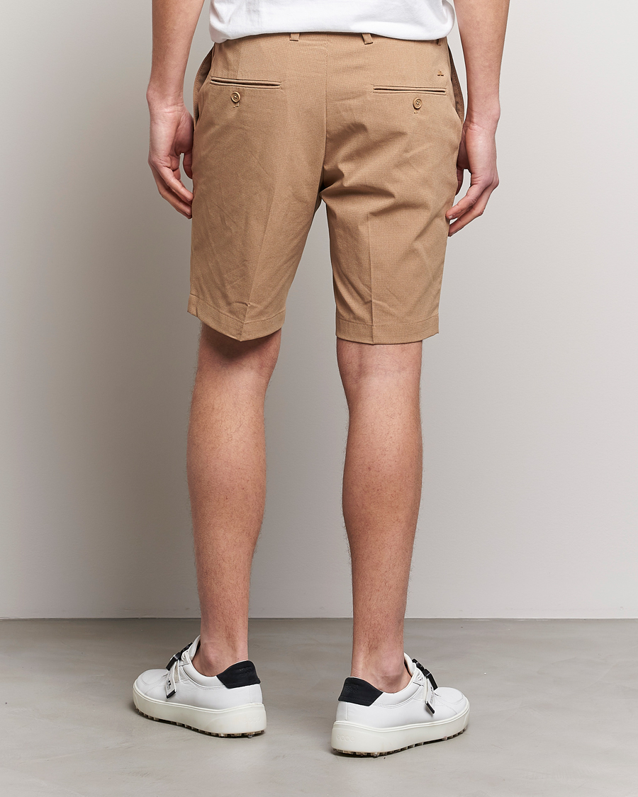 Uomini | Pantaloncini | J.Lindeberg | Vent Golf Shorts Tiger Brown
