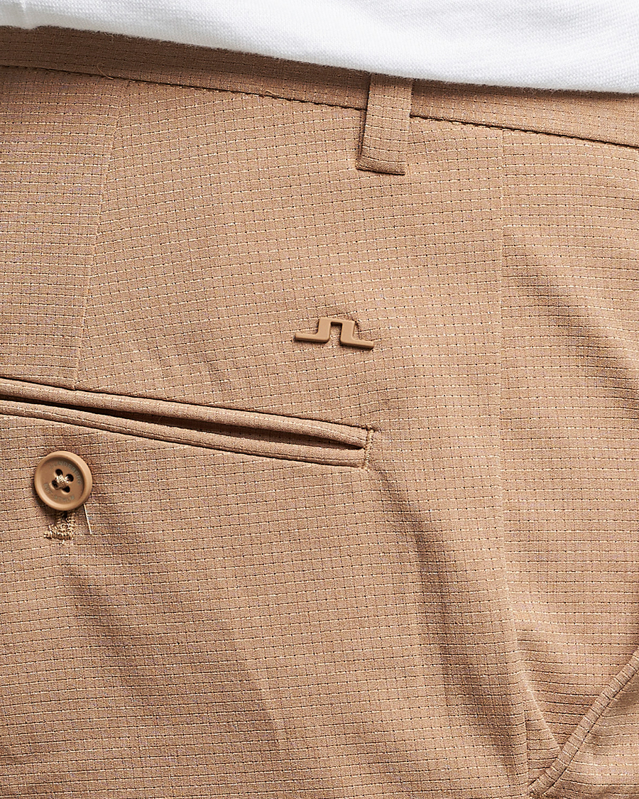 Uomini | Pantaloncini | J.Lindeberg | Vent Golf Shorts Tiger Brown