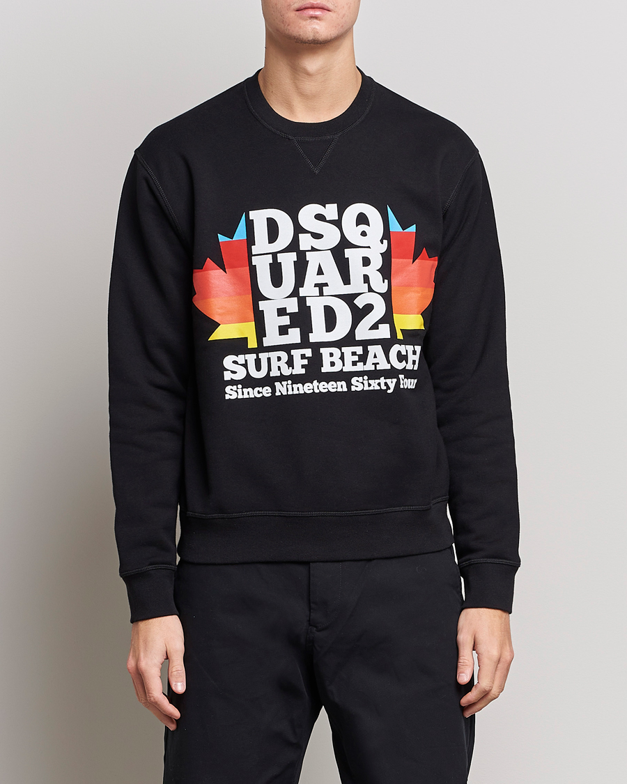 Uomini | Maglieria | Dsquared2 | Surf Beach Sweatshirt Black