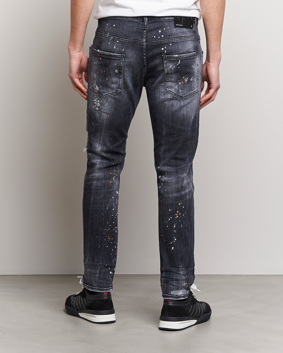 Uomini | Jeans | Dsquared2 | Skater Jeans Black Wash