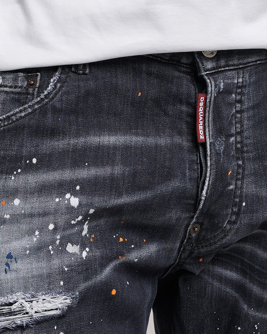 Uomini | Jeans | Dsquared2 | Skater Jeans Black Wash