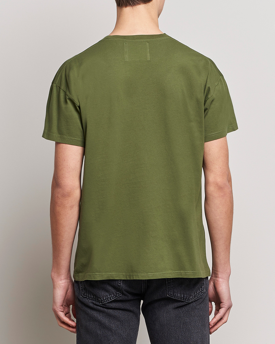 Uomini | T-shirt | Jeanerica | Marcel Crew Neck T-Shirt Army Green