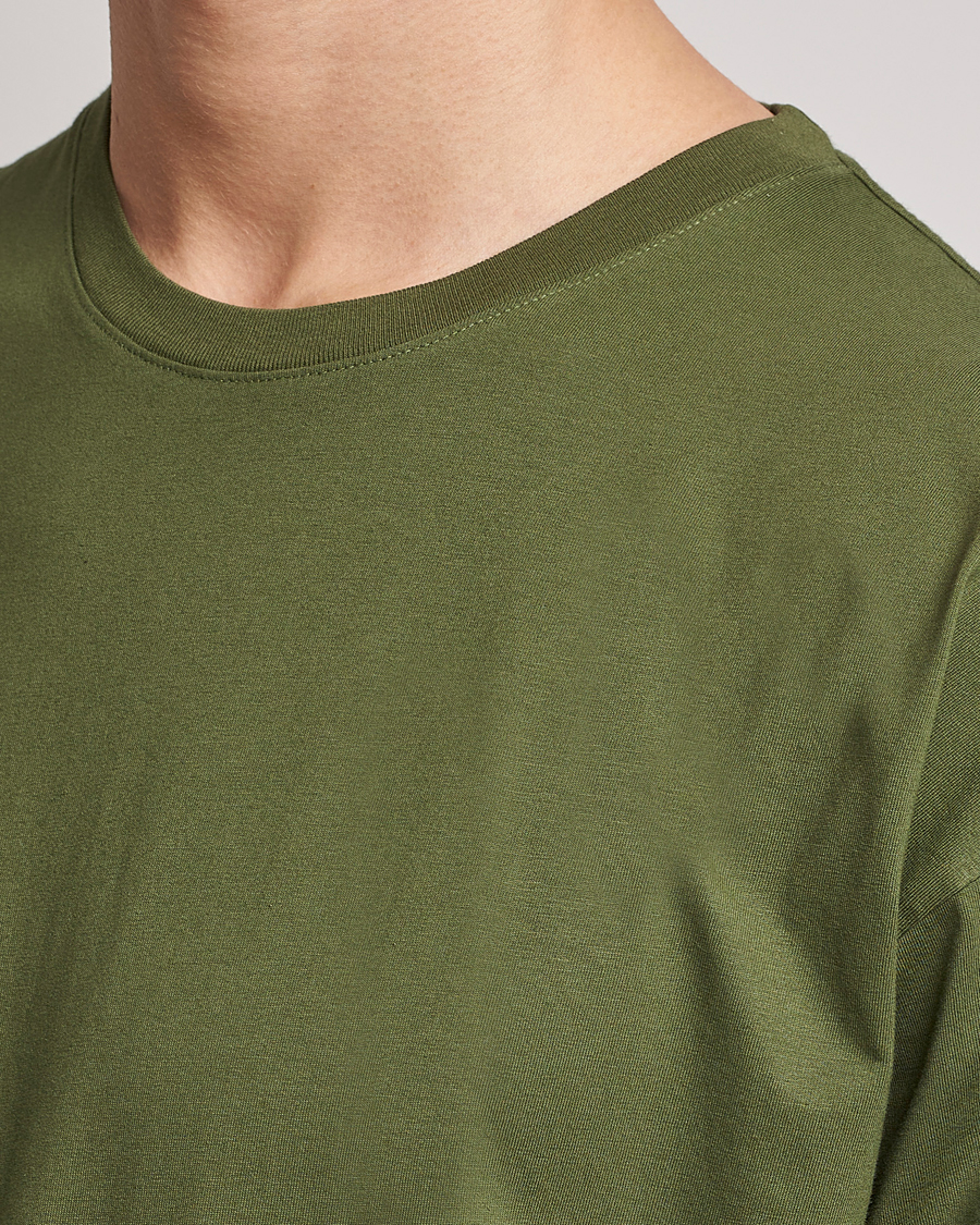 Uomini | T-shirt | Jeanerica | Marcel Crew Neck T-Shirt Army Green