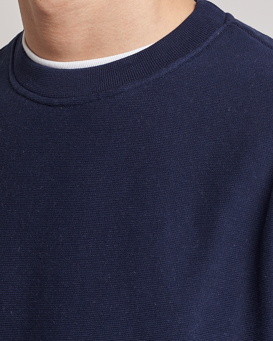 Uomini | Maglieria | Jeanerica | Paule Crew Neck Sweatshirt Dark Navy