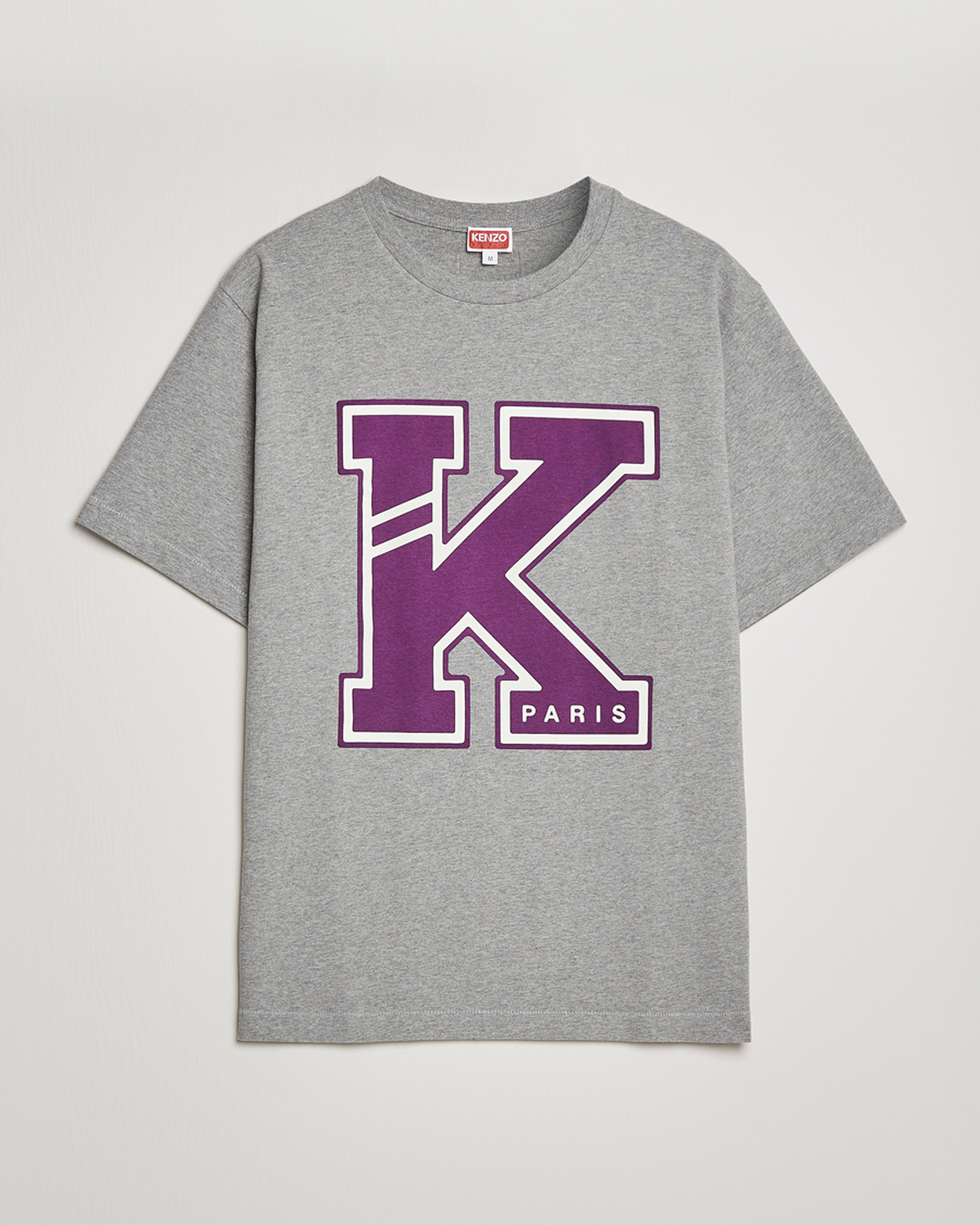 Uomini | T-shirt | KENZO | College Classic T-Shirt Pearl Grey