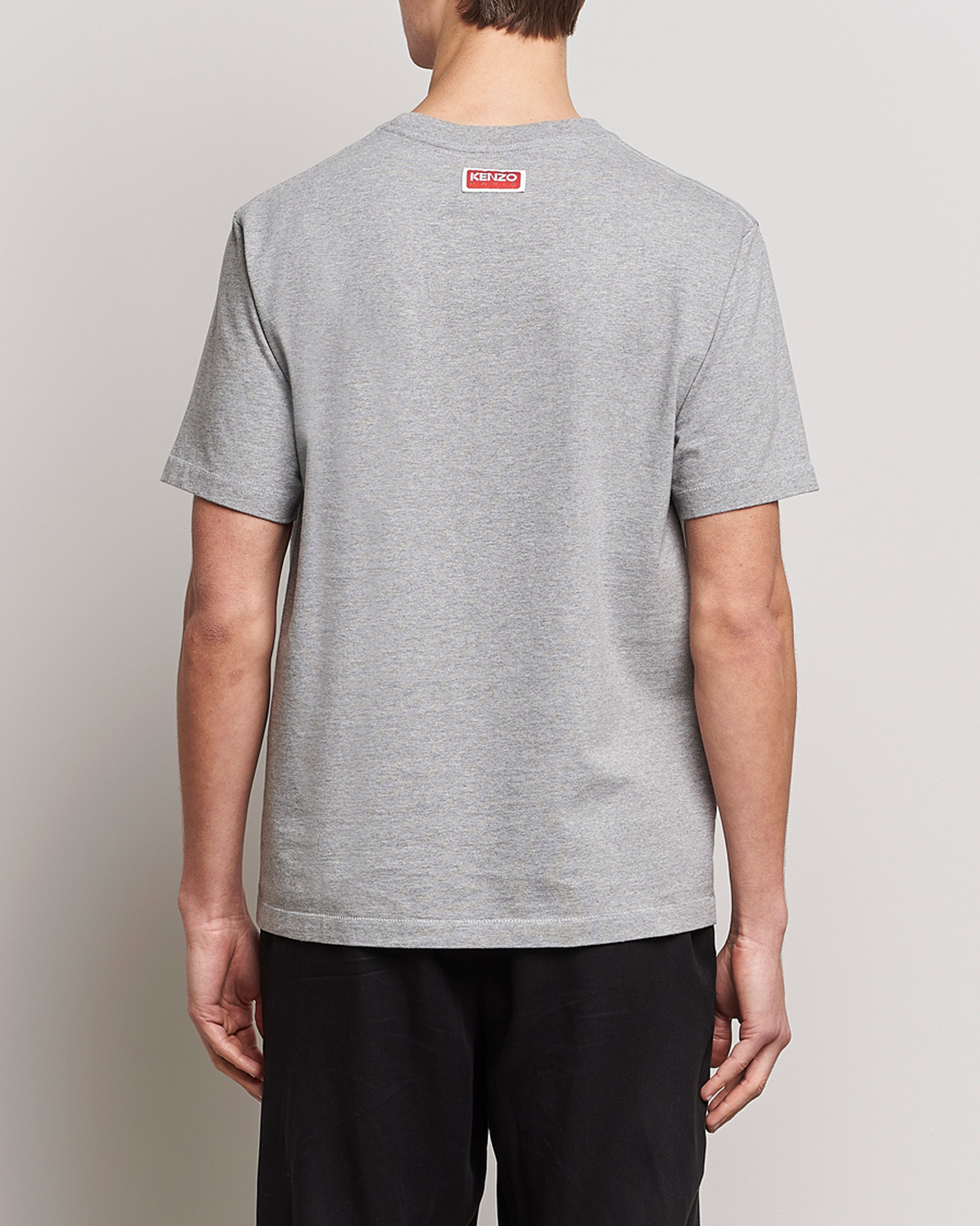 Uomini | T-shirt | KENZO | College Classic T-Shirt Pearl Grey