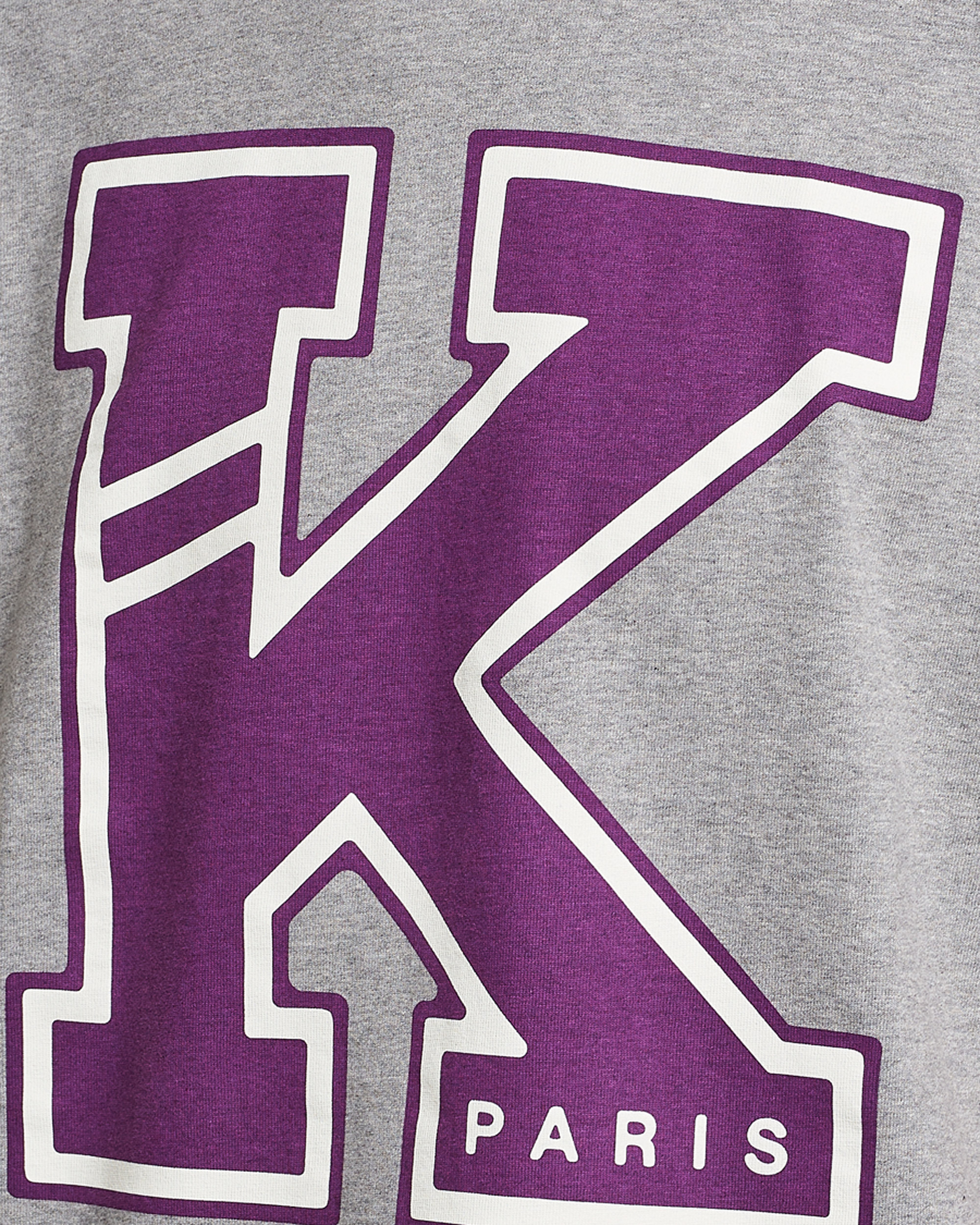 Uomini | T-shirt | KENZO | College Classic T-Shirt Pearl Grey