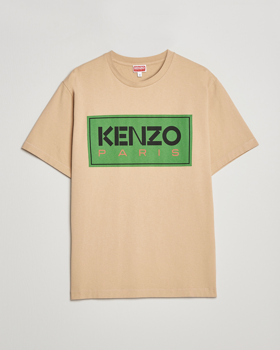 Uomini | T-shirt | KENZO | Paris Classic T-Shirt Beige