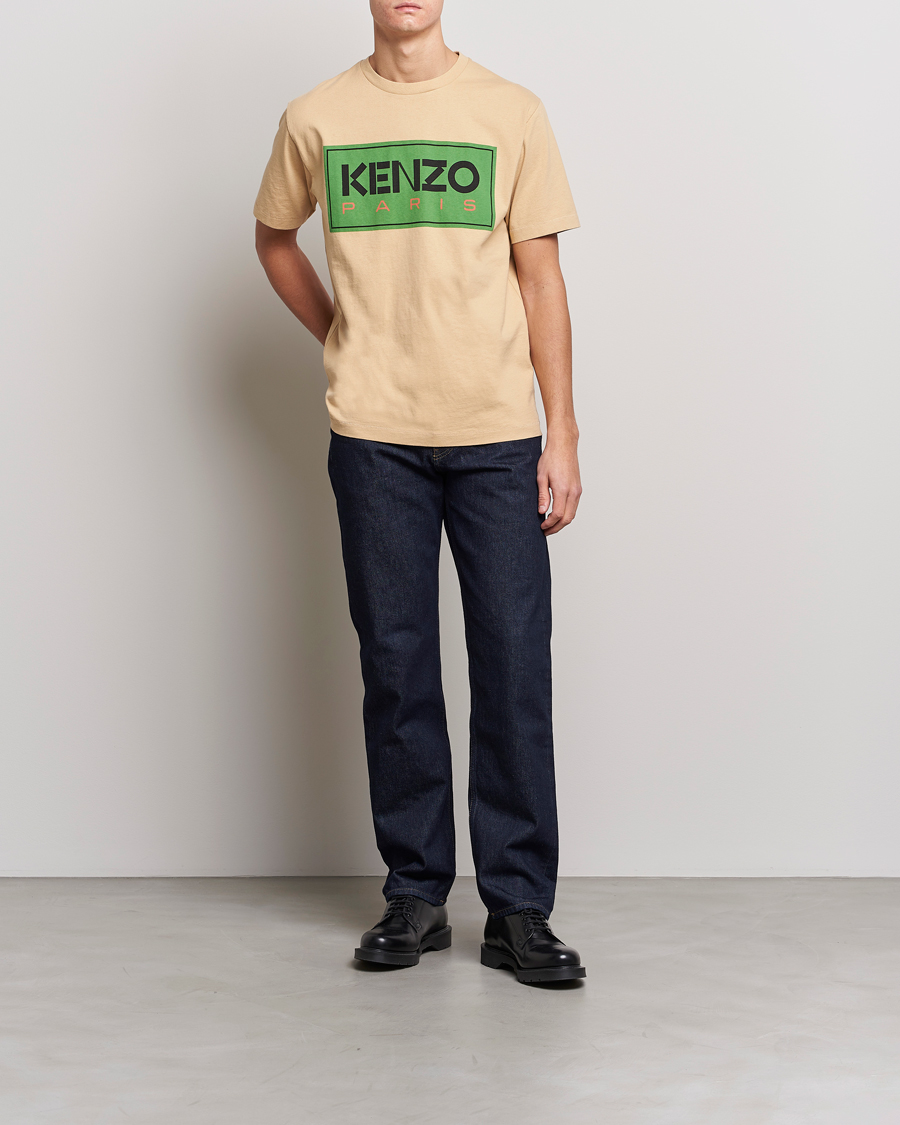 Uomini | T-shirt | KENZO | Paris Classic T-Shirt Beige