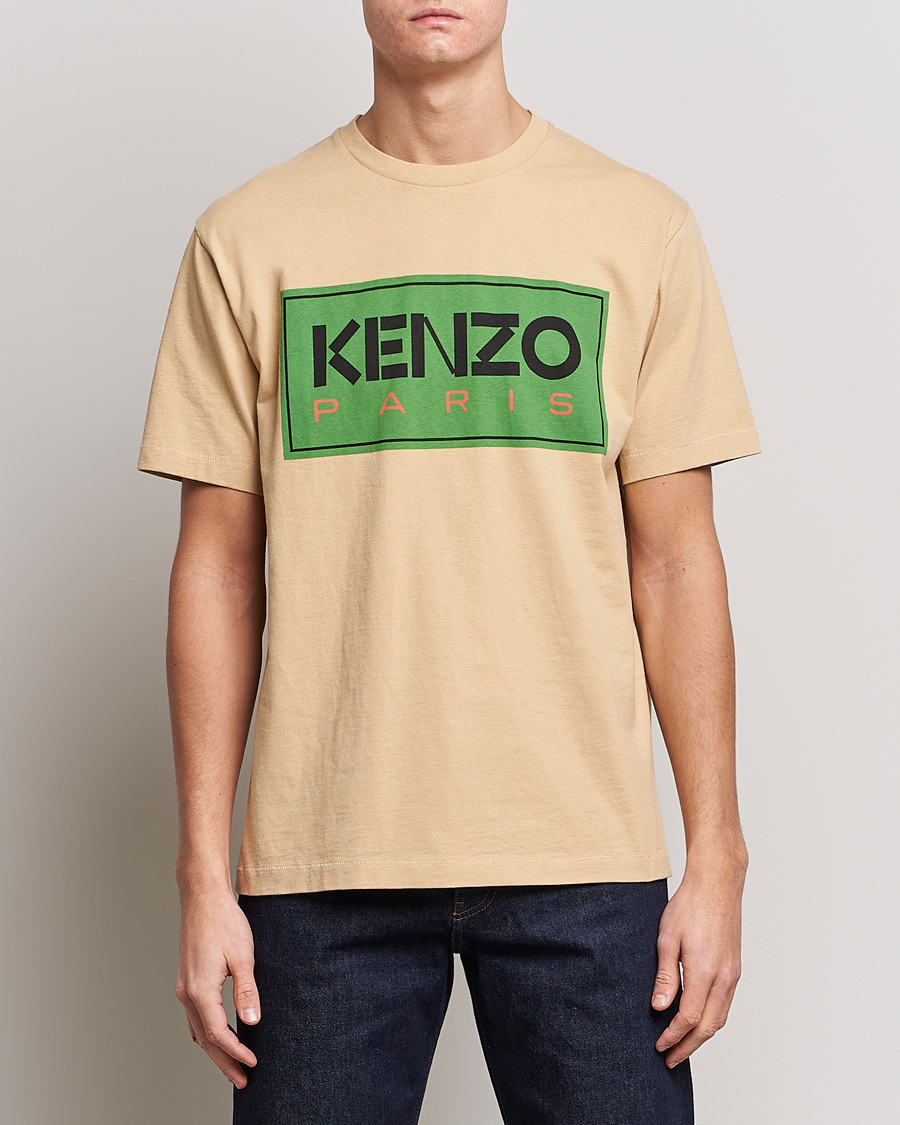 Uomini | T-shirt | KENZO | Paris Classic T-Shirt Beige